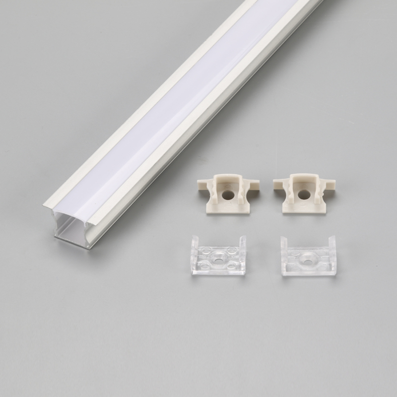 h forma lineare di impianti di illuminazione di alluminio profilo portato strip luce con diffusore copra