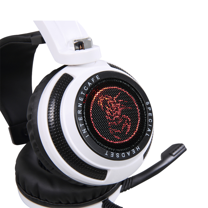 2018 cuffia da gioco over ear gaming con microfono per pc