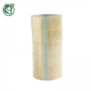 Nastro di imballaggio opaco di colore giallo per nastro giornaliero