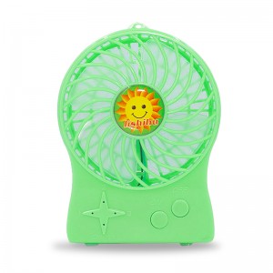 Mini dormitorio portatile del ventilatore, ventilatore elettrico ricaricabile dell'allievo ventilatore tenuto in mano di USB del ventilatore piccolo USB