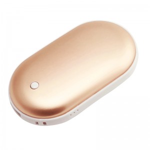 Scaldamani ricarica tesoro riscaldatore elettrico antideflagrante Potenza mobile USB Mini ciottoli di pietra fortunati