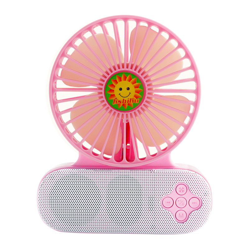 Mini ventilatore ricaricabile, mini ventilatore muitifunzionale, altoparlante Bluetooth con ventola