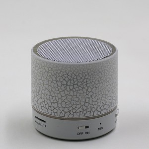 Luce LED Altoparlante portatile Mini altoparlante senza fili con microfono TF USB FM