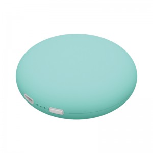 Scaldamani riutilizzabili, design rotondo e tempo di riscaldamento prolungato