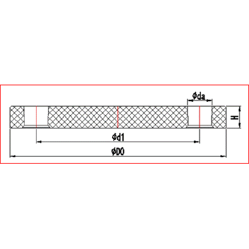 FLANGIA BLIND UPVC