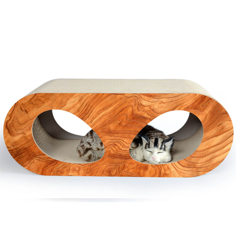 Albero di gatto di legno dell'albero della torre dell'albero di gatto del gatto dell'albero di scratcher di lusso