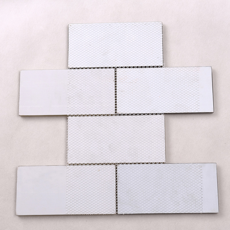 Piastrella Super White Crystal Mosaic Brick Tile America del Nord Ultimo disegno