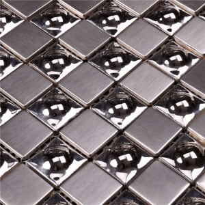 Piastrella mosaico in ceramica smaltata SUS304 per decorazione a parete HSW-18016