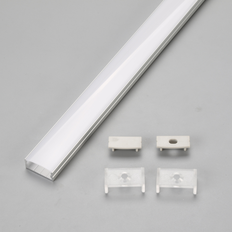 Profilo diffusore luminoso a LED in estrusione di alluminio