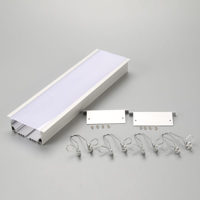 Profilo in alluminio anodizzato per strisce di pannelli a LED