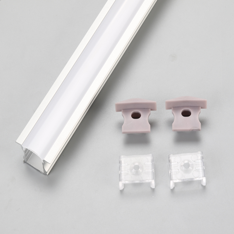 6063 T5 guide in alluminio anodizzato a led