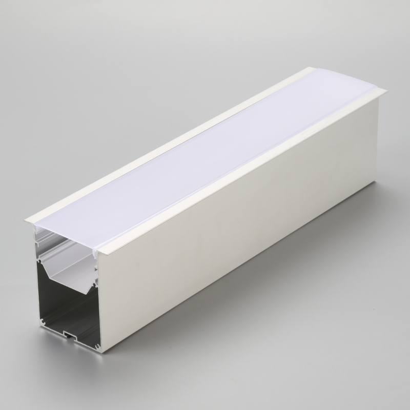 Profilo di luce a striscia lineare a LED ad alta precisione in alluminio a forma di U.
