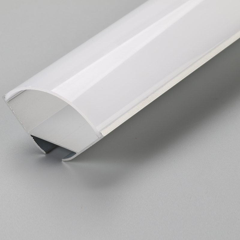 Profilo angolare in alluminio anodizzato per canale strip LED