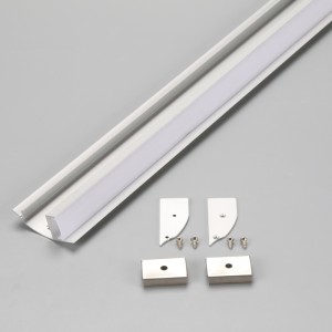 Profilo a parete in alluminio a LED per illuminazione wall washer / a pedale / illuminazione scale