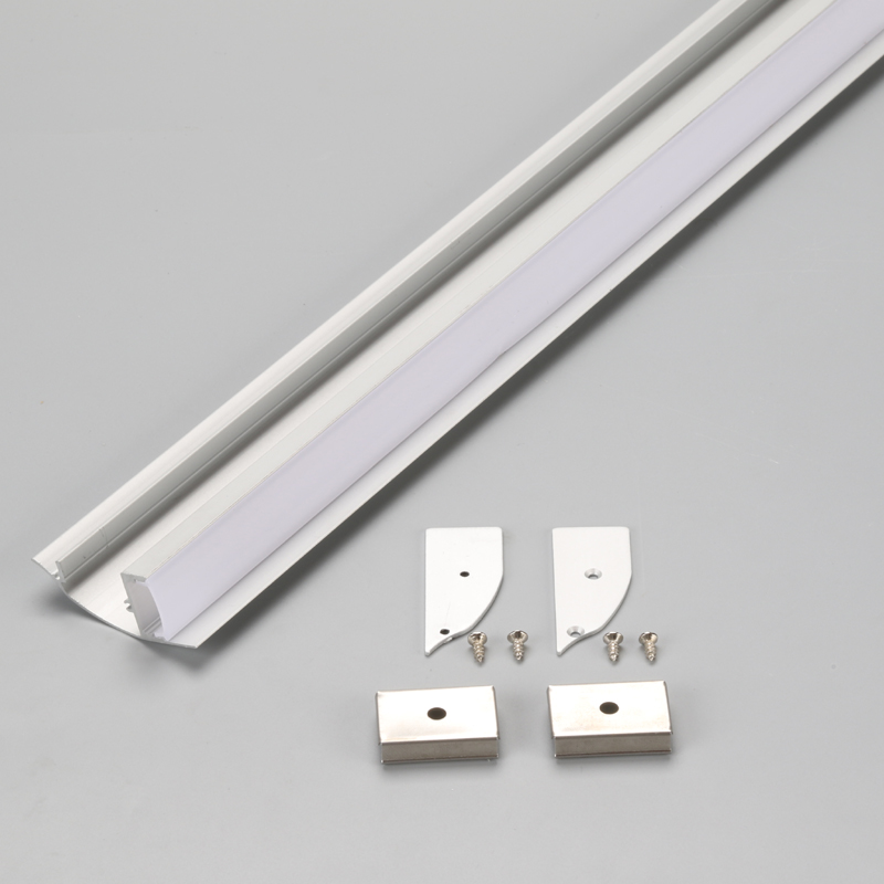 Profilo a parete in alluminio a LED per illuminazione wall washer / a pedale / illuminazione scale