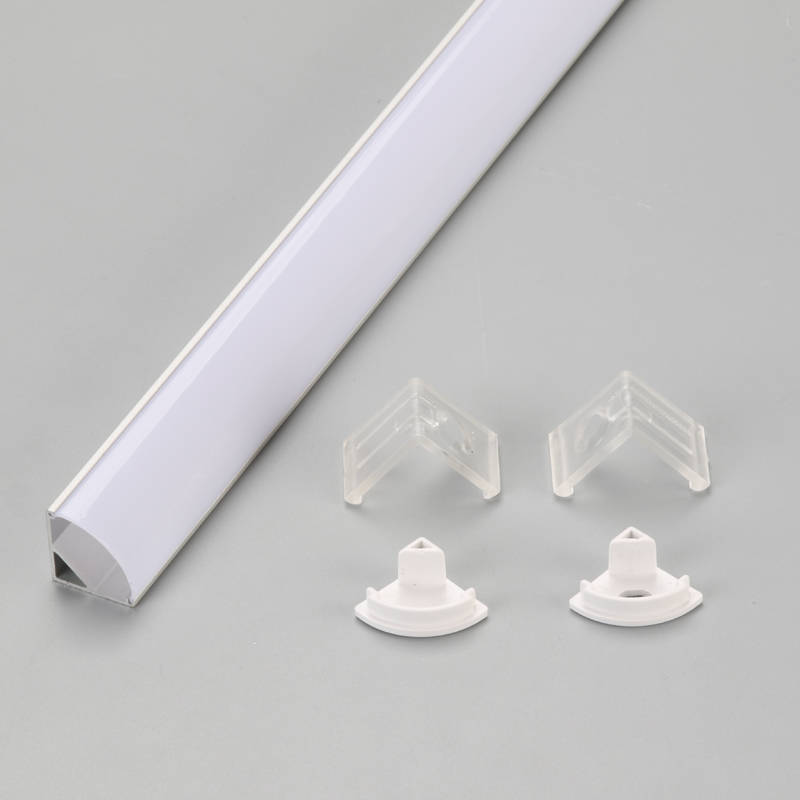 Estrusione d'alluminio angolare per profilo luminoso a strisce LED