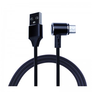 KPS-9221CB Il cavo di tipo Braid USB con cavo da 90 gradi