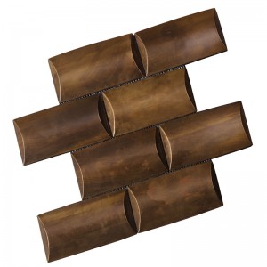 Piastrelle a mosaico Coppery vintage per Lobby Décor HSW18126