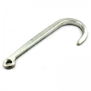 Forgiato Tow J Hook 3900 LBS WLL Clear Zinc