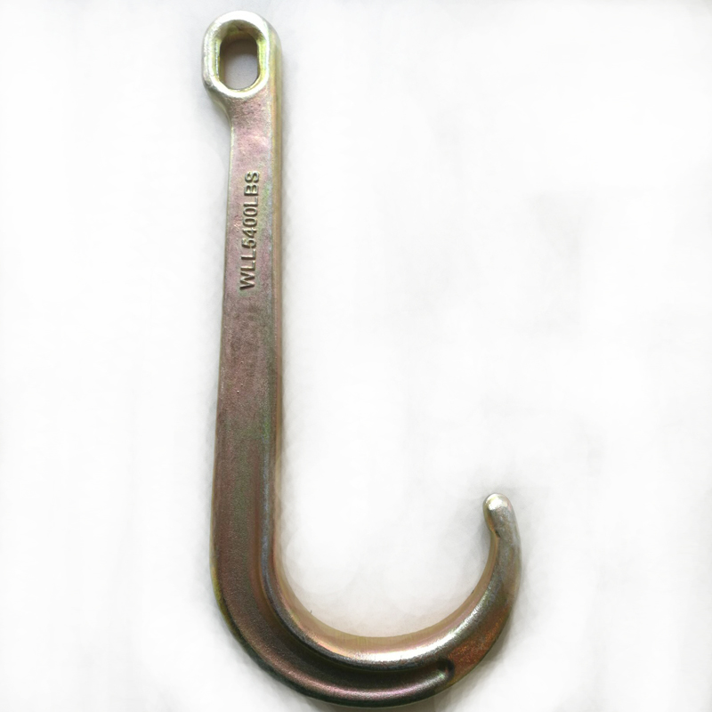 Forgiato Tow J Hook 3900 LBS WLL Clear Zinc