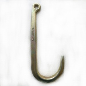 Forgiato Tow J Hook 3900 LBS WLL Clear Zinc