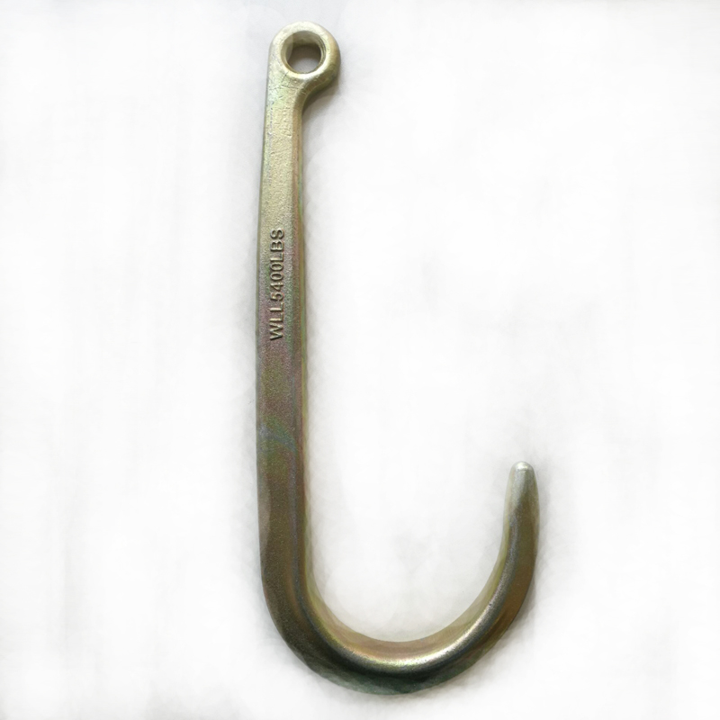 Forgiato Tow J Hook 3900 LBS WLL Clear Zinc