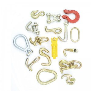 G70 Mini gancio forgiato J con piastra gialla saldata