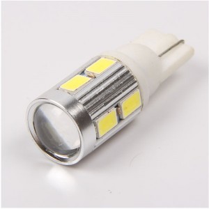 auto super luminosa ha condotto la luce t10 wedge w5w 168 194 5630 10smd