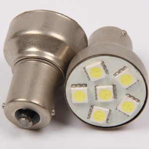 luci di svolta auto 6smd 5050 indicatori di direzione s25 1156 p21w