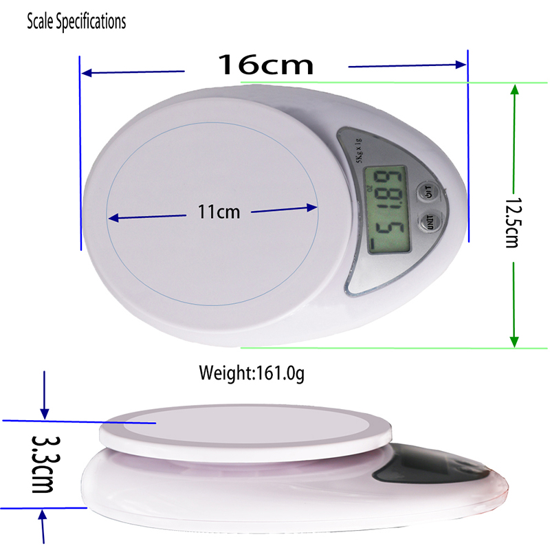 Strumento digitale del peso della scala di dieta dell'alimento elettronico digitale della cucina della scala della cucina