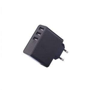 KPS-8704LC Caricatore a muro per porta Tri-USB