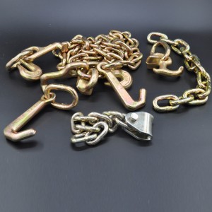 G70 Mini gancio forgiato J con piastra gialla saldata