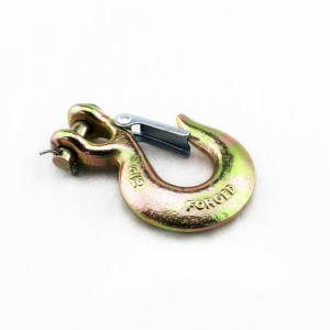 G70 Acciaio legato forgiato A331 Gancio di sicurezza a forcella con chiusura YZ