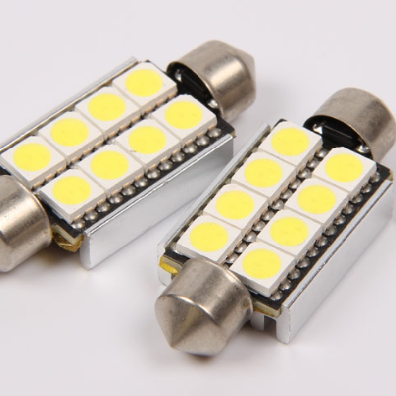 5050 8smd errore canbus libero 42mm auto auto 12 V led festone luce led luce interna luce di lettura a led