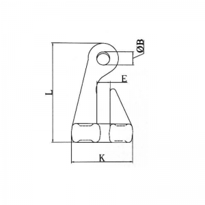 Gancio in lega forgiata per occhi bendati ZP
