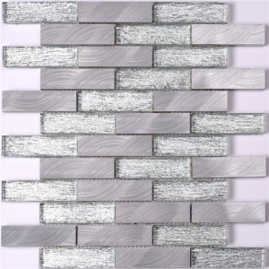 Piastrella di vetro in metallo Home / House / Home Depot Tile HLC130