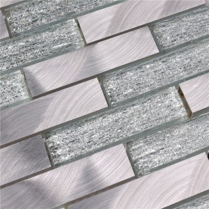 Piastrella di vetro in metallo Home / House / Home Depot Tile HLC130