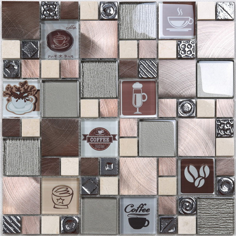 HUV11 Vendita calda Decorazione per interni in vetro impermeabile Piastrella a mosaico per la decorazione della parete