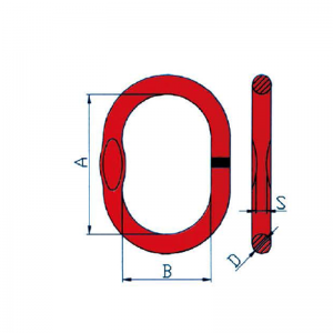 A-343 Master Link saldato con piatto
