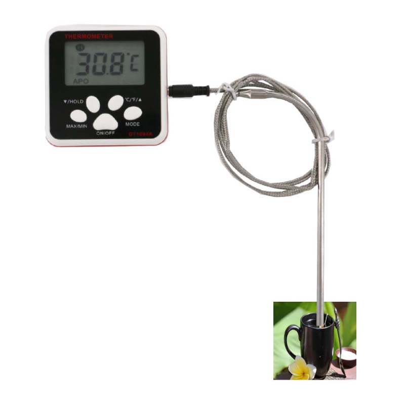 Termometro per grill a base di carne digitale ad alta precisione con sonda