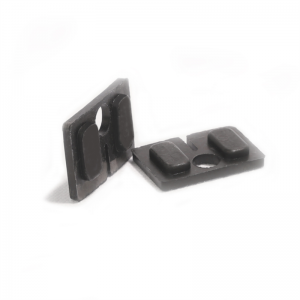 Tipo quadrato in acciaio inox con morsetto per vetro