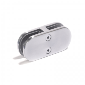 Morsetto per vetro tipo D a 180 gradi in acciaio inox