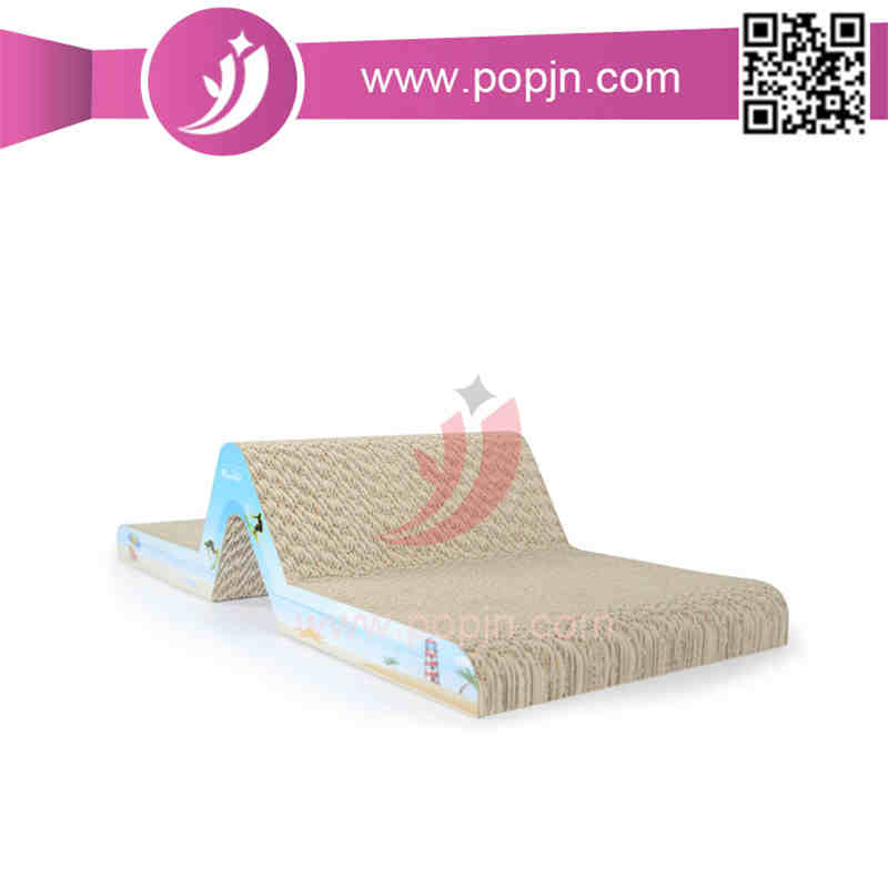 Scratcher Scratcher Lounge Cat Logo a colori personalizzato