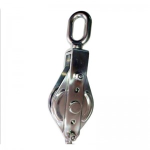 Chiusura monoblocco in acciaio inox singolo con occhiello