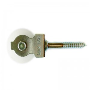 Puleggia in nylon con vite con filettatura in legno ZP