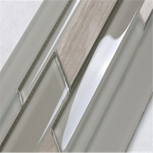 Mattonelle di ceramica della parete di Backsplash della cucina decorativa moderna decorativa della striscia di HSD132