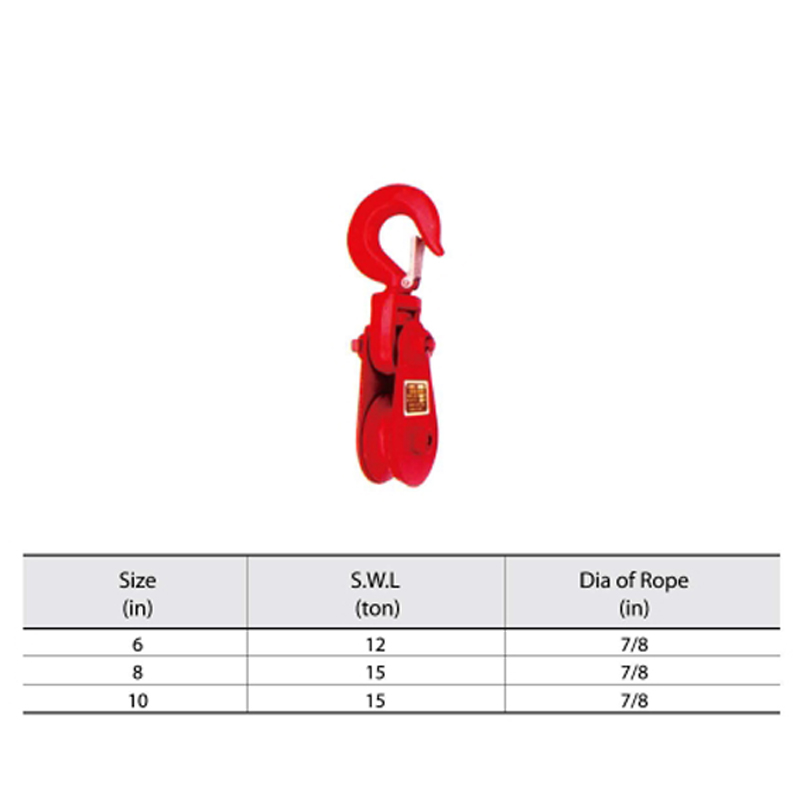 H420 Heavy Duty Block con ganci