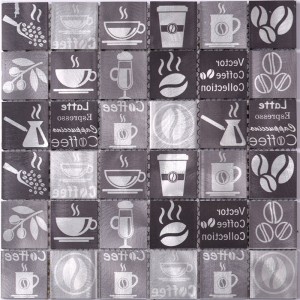 Piastrella con stampa immagine personalizzata per decorazioni per la casa HLC35