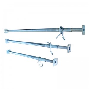 Puntello in acciaio regolabile galvanizzato per impalcature a caldo