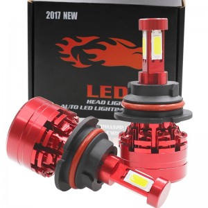 40W 6000LM auto super luminosa COB 9007 canbus ha condotto le lampadine del faro 9007 led fari auto ha condotto la luce di nebbia